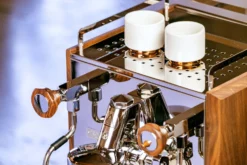 Clive Wood Shop Wood Knobs With Chrome (Set Of 2) Accessories