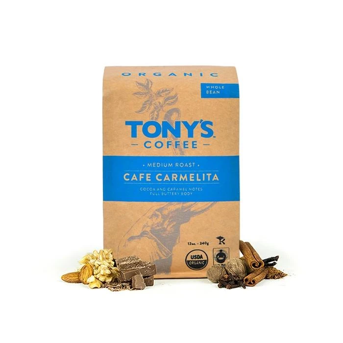 Tony's Coffee Cafe Carmelita Fair Trade & Organic Coffee 3 Tony's Coffee Cafe Carmelita Fair Trade & Organic Coffee